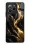 Omix X7 Obsidian Gold Flow Design Glossy Phone Case