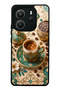 Xiaomi Redmi Note 14 4g Turquoise Ottoman Coffee Design Glossy Phone Case