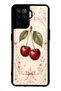 Oppo Reno 5 Lite Glossy Phone Case with Vintage Cherry Blossom Design