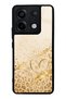 Xiaomi Redmi Note 13 Pro 5g Golden Heart Glow Design Glossy Phone Case