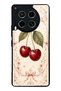 Tecno Camon 30 Vintage Cherry Blossom Design Glossy Phone Case