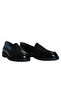 Black Crocodile Patent Leather Women's Loafer - 2