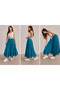 Etegi Sliced Cotton Skirt with Matching Lining in Standard Size 38/44 - 2