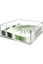 Acrylic Napkin Holder for Table | Clear Luncheon Napkin Dispenser & Tissue Holder for Kitchen Countertop, Dining Table, Bathroom, Parties, Weddings & Events | Elegant Square Napkin Tray Orga