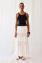 Lace Skirt with Elastic Waist - 2