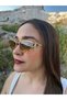 Stylish Design Gold Color Plain Eyeglass Chain |   Women's Glasses Strap |   Silicone Tip Eyeglass Accessory |   Compatible with All Glasses - 2