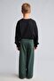 School 100% Cotton Regular Fit Elastic Waist Green Sweatpants Boys H2671A826Au - 5