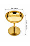 Gold Stainless Steel Footed Ice Cream Bowl Sweet Delight and Fruit Presentation Bowl 8.5 cm - 4