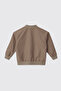 Boy's College Collar Zippered Beige Jacket - 2
