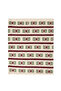 Rugs Modern Home - Washable Fabric American Service 35X44 cm