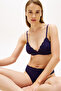 Women's Purple Non-Padded Triangle Bra