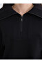 Vizyon New Season Petite Polo Collar Women's Sweatshirt - 4