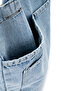 Yama Pocket Detailed Denim Women's Shoulder Bag Derek Light Blue - 2