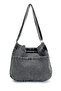 Double Pocket Denim Women's Crossbody Bag Allison Anthracite