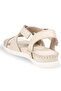 Ilya-G Women's Leather Sandals Beige - 5
