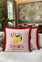 Lemon Striped Mediterranean Fringed Pillowcase - Fruit Retro Pink Yellow Red Tassel Throw Pillow Cover - 7