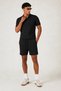Men's 100% Cotton Polo Collar T-Shirt and Shorts Set – Slim Fit Summer 2-Piece Combination - 2