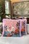 Exotic Elephant Tropical Fringe Pillowcase - Fairytale Safari Bohemian Gray Cream Tassel Throw Pillow Cover