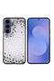 Galaxy S26 Fe Case Camera Raised Silvery Drop Stone Silicone Tkng