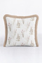 Floral Romantic Botanical Fringed Pillowcase - Pastel Floral Powder Mink Tassel Throw Pillow Cover - 5