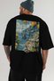Amalfi Italy 2 Black Oversize Country City Back Printed Unisex T-Shirt 100% Cotton Premium - 6