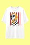 Funny Mood Animals T-Shirt |   Unisex 100% Cotton Black & White Animal Print Special Design Tee