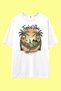 Funny Mood Animals T-Shirt |   Unisex 100% Cotton Black & White Animal Print Special Design Tee