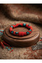 Handmade Prisoner's Handmade Colorful Bracelet - Ethnic Patterned Beaded Bracelet Inner Diameter: 5.5 cm - 3