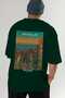 Medellin Colombia Green Oversize Country City Back Printed Unisex T-Shirt 100% Cotton Premium - 7