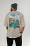 Dubrovnik Croatia 3 Beige Oversize Country City Back Printed Unisex T-Shirt 100% Cotton Premium - 4