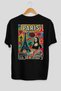 Paris France 2 Black Oversize Country City Back Printed Unisex T-Shirt 100% Cotton Premium