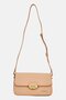 Women Brand Logo Cross Body Bag, Beige