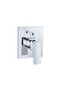 وجه مسكة خلاط دفن مخفي خطين مربع متوافق مع قلب جروهي GROHE كروم - بلاك إفن - 2