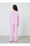Teen Girls Pink Cotton Cherry Print Wide Leg Pyjama Set - 6