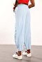 Light Blue Elastic Waist Tencel Trousers 1775 - 5