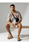 Men Classic Floral Printed Casual Shirt - 3