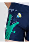 Teens Crocodile Print Swim Shorts - 3