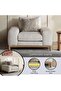ROCAN SINGLE SEATER SOFA - BEIGE - 8