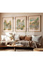 Floral Magic Bloom 30x40cm Set of 3 Decorative Wall Painting - 2