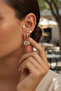 Yellow Color Star and V Shaped Zircon Stone 4-Piece Bijouterie Earring Set - 7