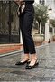129-2307 Satin Sequin Bow Detailed 2.5 cm Heel Height Women's Shoes - 6