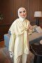 Yellow Cape Buckle Triple Trouser Suit - 4