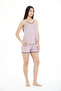 Women's 95% Viscose Shepherd Stitched Shorts Set - 4