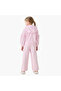 Hooded Long Sleeves Sweatshirt and Pants Set with Embellished Detail - 4