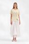 Women's 2-Piece Detachable Mini Bag Detailed Design Tshirt - 2