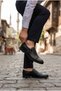 42110-2 Marutti Fabric and Suit Shoes Classic Genuine Leather Men's Shoes