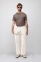 Ecru Baggy Fit Men's Jeans - 3