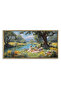 Signtouch Riverside Rest Canvas Wall Art 50x100 cm With Outer Frame for Home Decor - 2