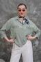 Women's Çağla Güpür Detailed Double Pocket Linen Shirt Pc028 - 4