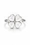 Women's Steel Clover Stress Ring Adjustable Color Does Not Fade - 5